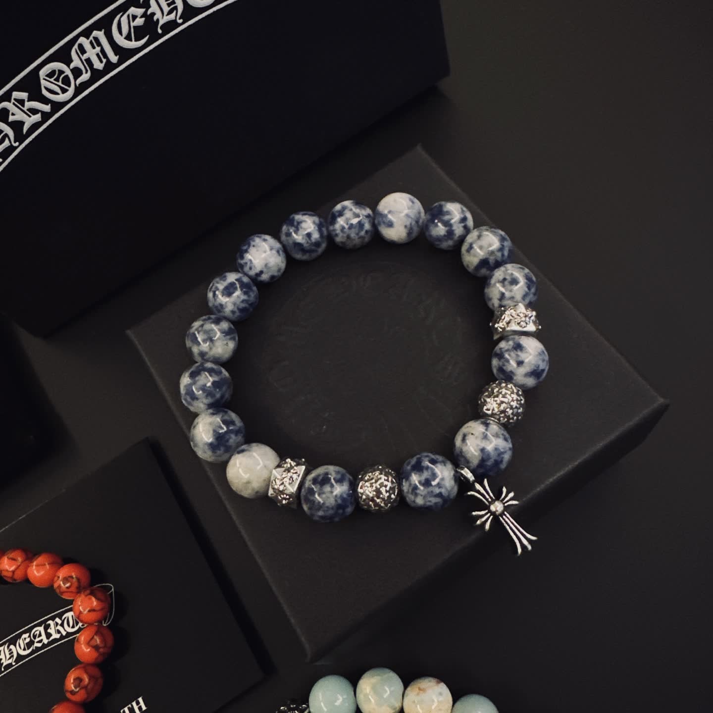 Chrome Hearts Beaded Bracelet Set